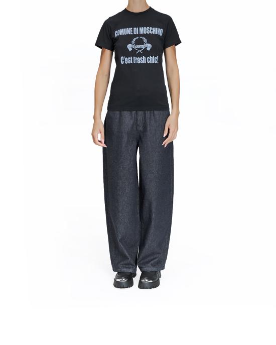 25FW 모스키노 반팔 티셔츠 0706 5441 1555 NERO - MOSCHINO