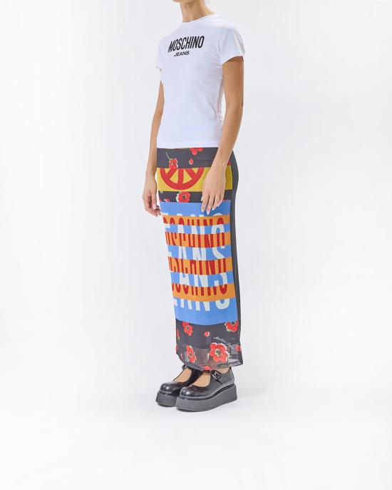 25FW 모스키노 반팔 티셔츠 0718 8236 7001 BIANCO - MOSCHINO