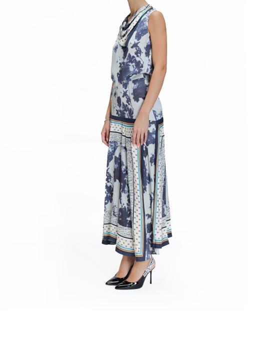 25FW 폴 스미스 미디 원피스 W1R 279D T11172 49 BLU MULTI - PAUL SMITH