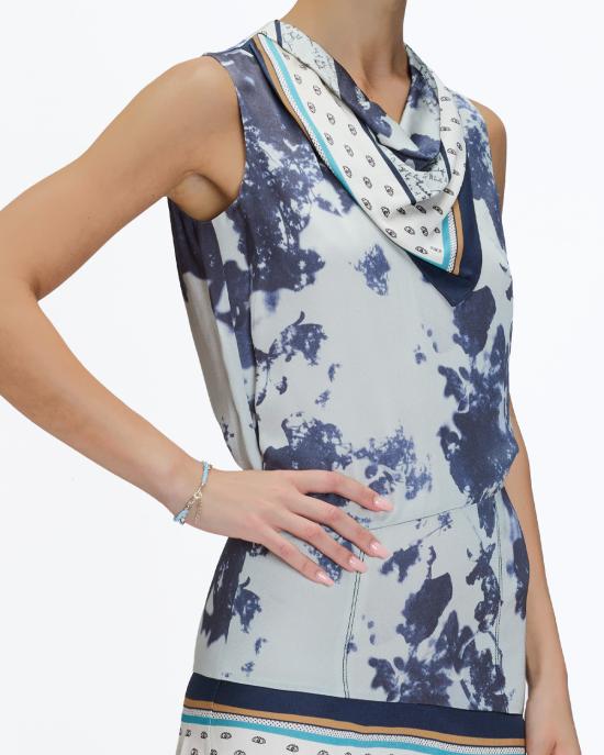 25FW 폴 스미스 미디 원피스 W1R 279D T11172 49 BLU MULTI - PAUL SMITH