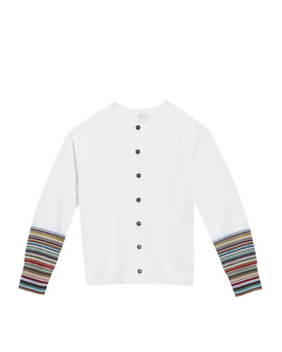 25FW 폴 스미스 가디건 W1R 508N T11145 02 BIANCO MULTI