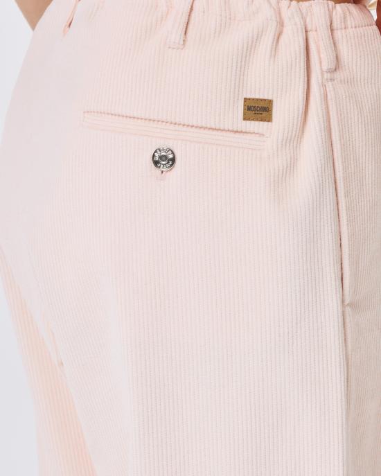 25FW 모스키노 스트레이트 팬츠 0343 8220 0170 ROSA - MOSCHINO