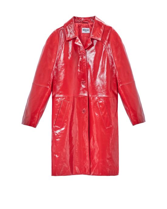 25FW 모스키노 가죽 자켓 3701 8215 0115 ROSSO