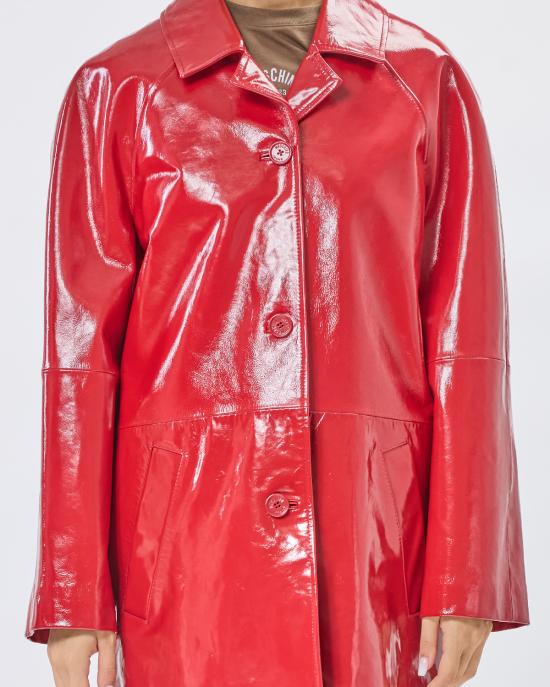 25FW 모스키노 가죽 자켓 3701 8215 0115 ROSSO - MOSCHINO