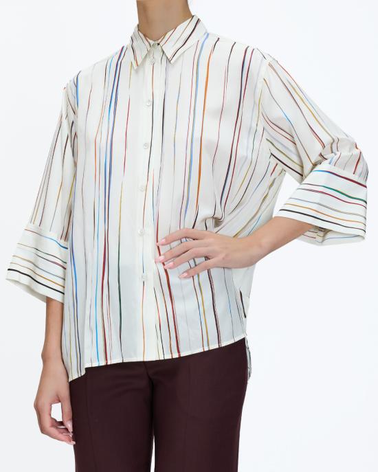 25FW 폴 스미스 셔츠 W1R 370B T11135 04 BIANCO MULTI - PAUL SMITH