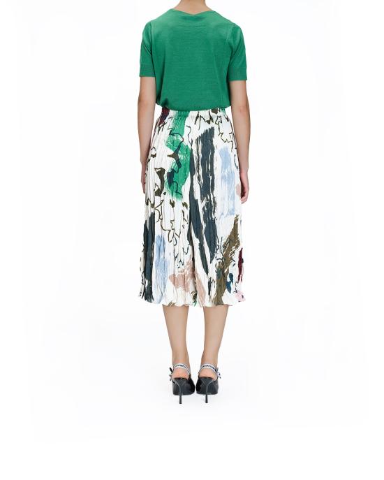 25FW 폴 스미스 미디 스커트 W1R 278S T11132 92 BIANCO MULTI - PAUL SMITH