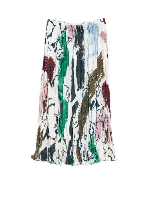 25FW 폴 스미스 미디 스커트 W1R 278S T11132 92 BIANCO MULTI