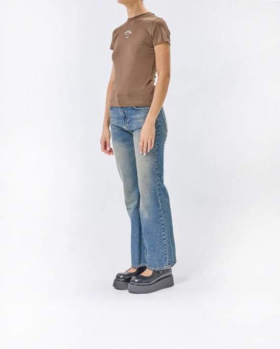 25FW 모스키노 반팔 티셔츠 0707 8236 1095 MARRONE - MOSCHINO