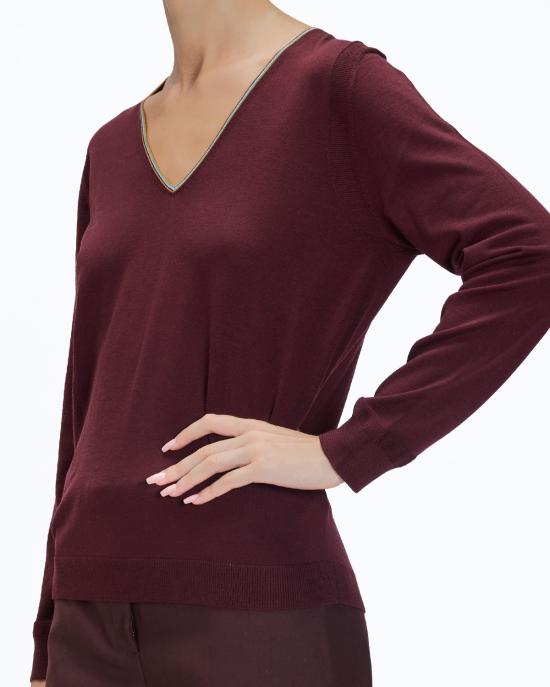 25FW 폴 스미스 스웨터 W1R 543N T11144 28 BORDEAUX - PAUL SMITH