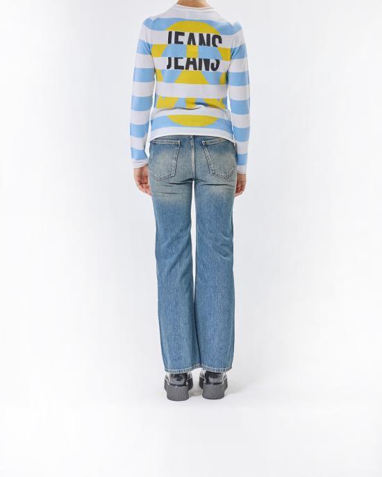 25FW 모스키노 스웨터 0934 8212 2305 fantasia azzurro MULTICOLOR - MOSCHINO