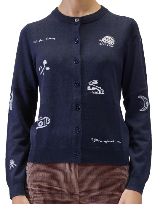 25FW 폴 스미스 가디건 W1R 639N T11189 49 BLU MULTI - PAUL SMITH