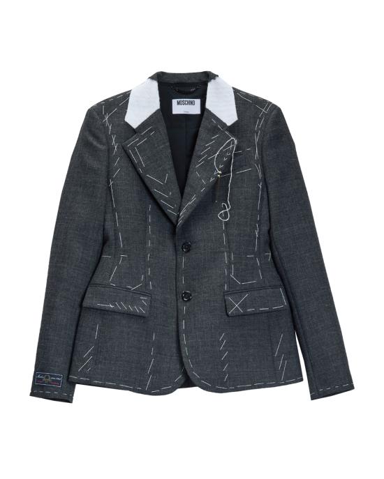 25FW 모스키노 수트 자켓 0502 5417 3500 GRIGIO