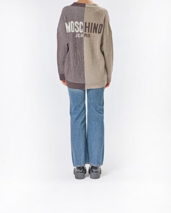 25FW 모스키노 가디건 0921 8204 1095 MARRONE - MOSCHINO