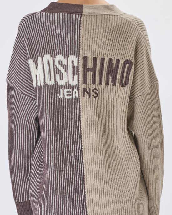 25FW 모스키노 가디건 0921 8204 1095 MARRONE - MOSCHINO