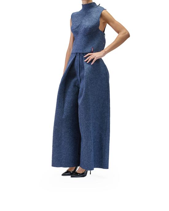 25FW 써네이 민소매 티셔츠 RTWXTOP024 0098 navy BLU - SUNNEI