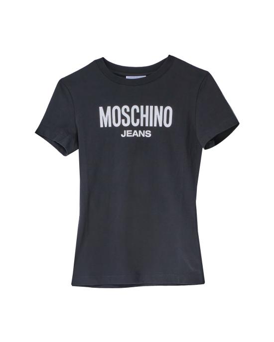 25FW 모스키노 반팔 티셔츠 0718 8236 7555 NERO