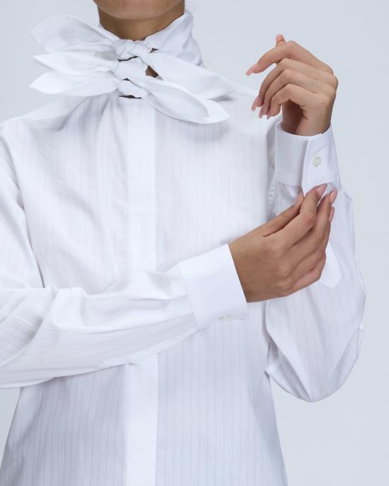 25FW 모스키노 셔츠 0203 5432 2001 BIANCO MULTI - MOSCHINO