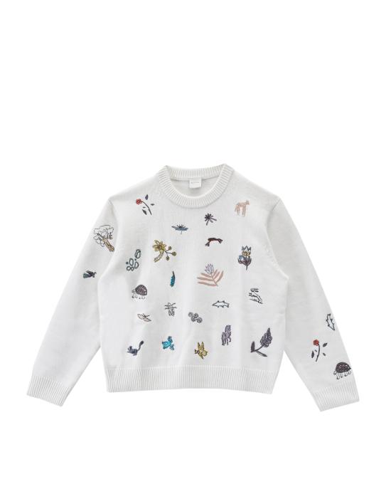 25FW 폴 스미스 스웨터 W1R 645N T11198 02 BIANCO MULTI