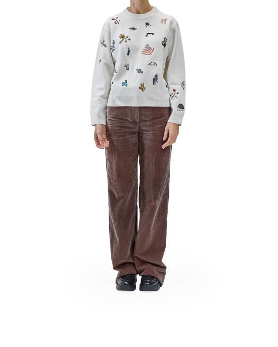 25FW 폴 스미스 스웨터 W1R 645N T11198 02 BIANCO MULTI - PAUL SMITH