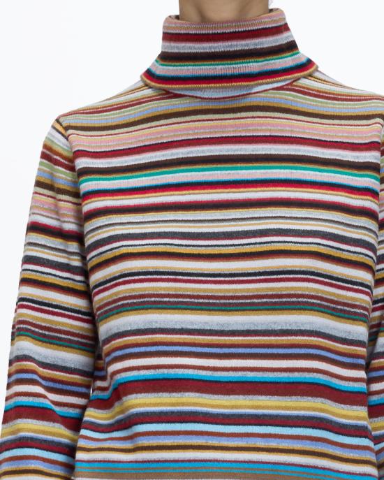 25FW 폴 스미스 터틀넥 W1R 620N T11180 92 MULTICOLOR - PAUL SMITH