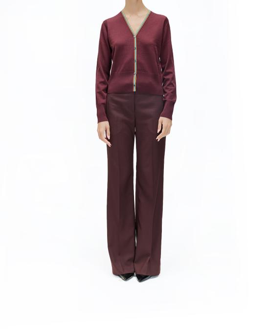 25FW 폴 스미스 가디건 W1R 618N T11144 28 BORDEAUX - PAUL SMITH