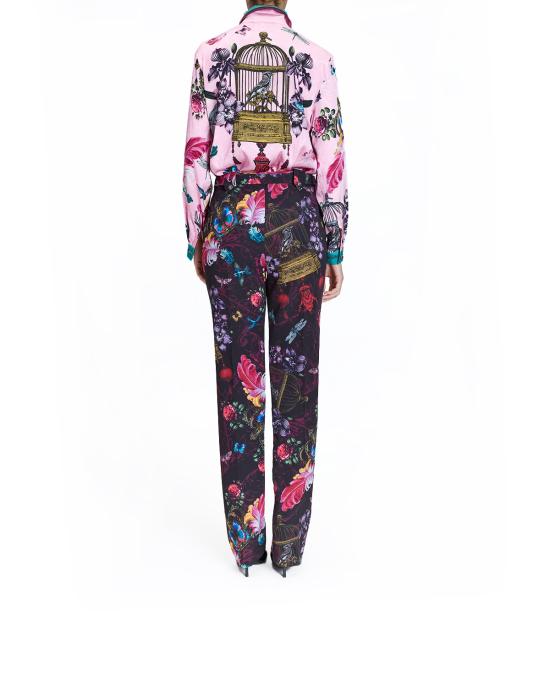 25FW 베르사체 수트 팬츠 79HAA111 NS697 MS3 NERO MULTI - VERSACE