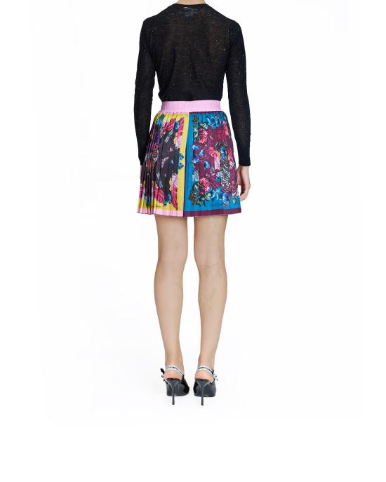 25FW 베르사체 숏 스커트 79HAE8P0 NS726 459 MULTICOLOR - VERSACE