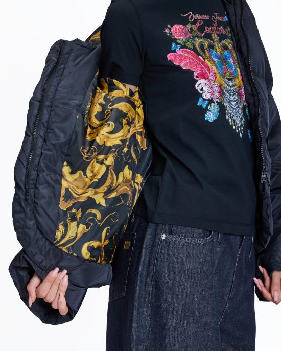 25FW 베르사체 패딩 79HAUD02 CQ002 899 NERO MULTI - VERSACE
