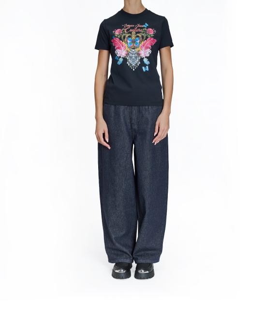 25FW 베르사체 반팔 티셔츠 79HAHE02 CJ00E 899 NERO - VERSACE