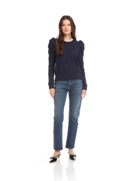  피프틴 트웬티 블라우스 레일라 퍼프 슬리브 탑 - FIFTEEN TWENTY