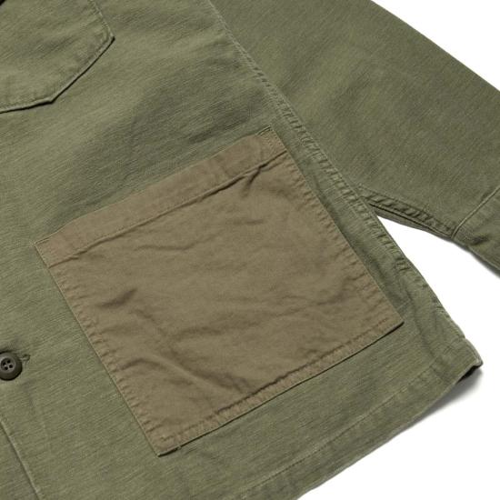  오어슬로우 긴팔 셔츠 오슬로 빈티지 워싱 4포켓 미군 - ORSLOW