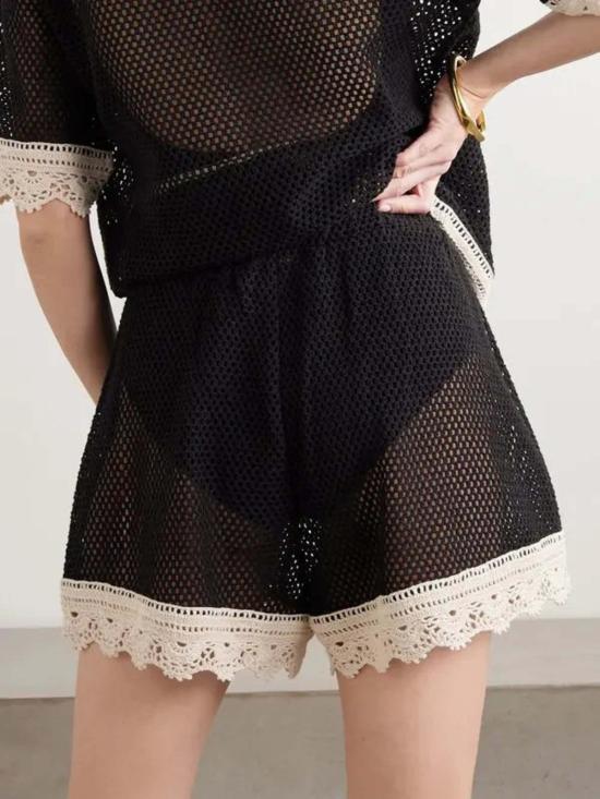  씨뉴욕 숏팬츠 씨 니 켄달 크로셰 반바지 - SEA NY