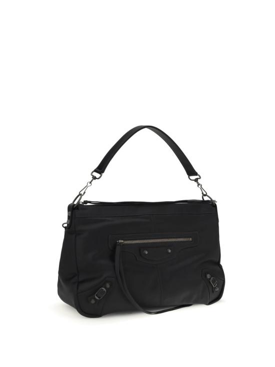 26SS 발렌시아가 르 시티 모토 미디움 8461862AB9J 1000 Black - BALENCIAGA