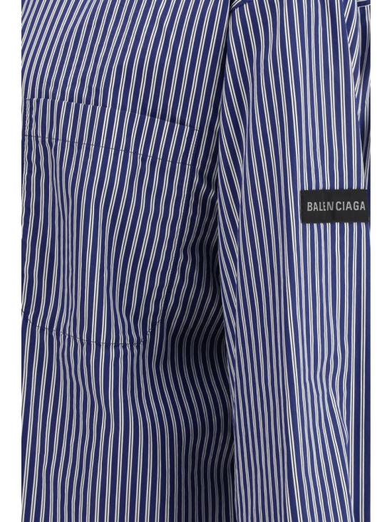 26SS 발렌시아가 긴팔 셔츠 857814TTM34 8502 BLUE - BALENCIAGA