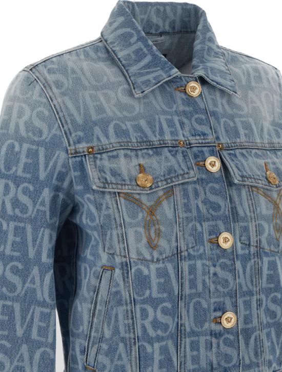  베르사체 코트 10091671A062371D190 BLUE - VERSACE