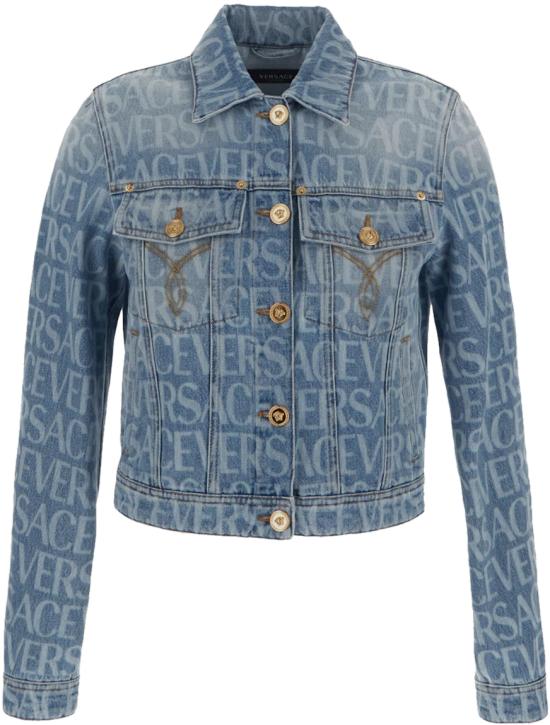  베르사체 코트 10091671A062371D190 BLUE - VERSACE