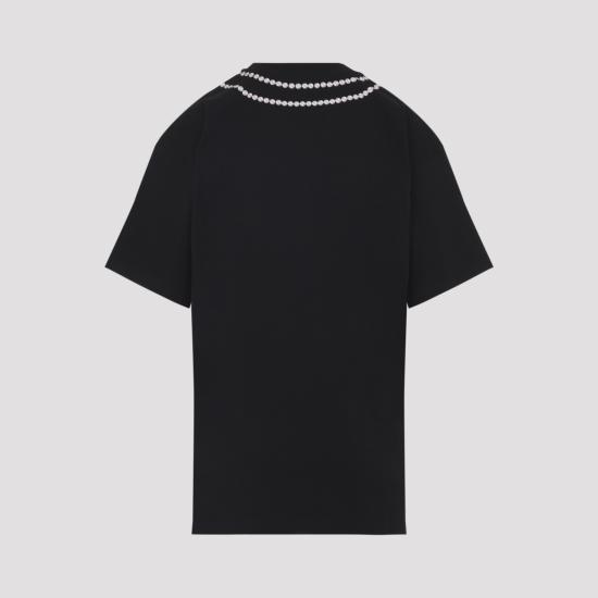 26SS 모스키노 반팔 티셔츠 261E0718 0541 NERO - MOSCHINO