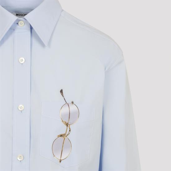 26SS 모스키노 셔츠 261E0225 0531 1293 FANTASIA AZZURRO - MOSCHINO