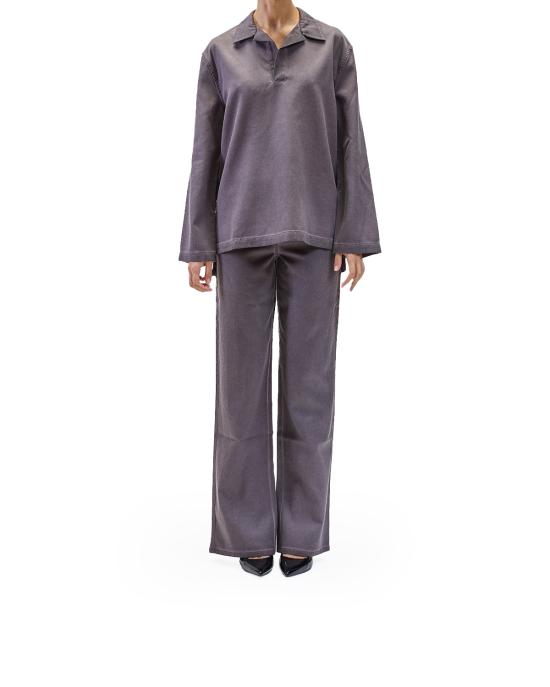 25FW 써네이 폴로 티셔츠 RTWXTOP023 0035 VIOLA - SUNNEI