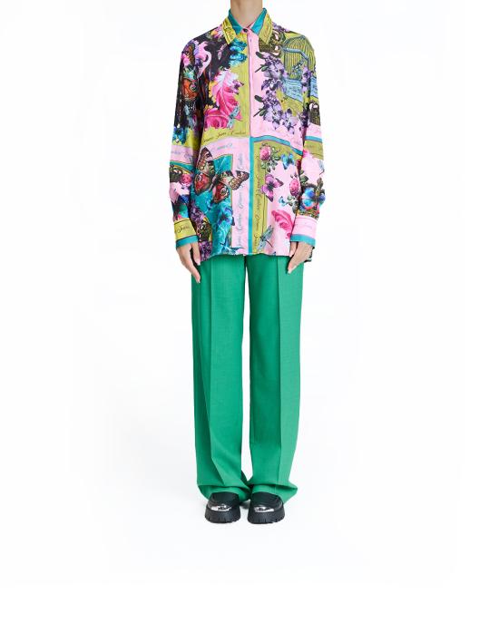 25FW 베르사체 긴팔 티셔츠 79HAL2P4 NS705 459 MULTICOLOR - VERSACE