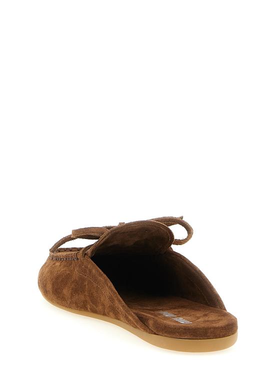 26SS 미우미우 플랫 슈즈 5R604EF005054F0324 Brown - MIU MIU