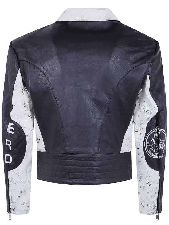 25FW ERD - ENFANTS RICHES DEPRIMES 가죽 자켓 030 544 BLACK WHITE - OTHER BRANDS