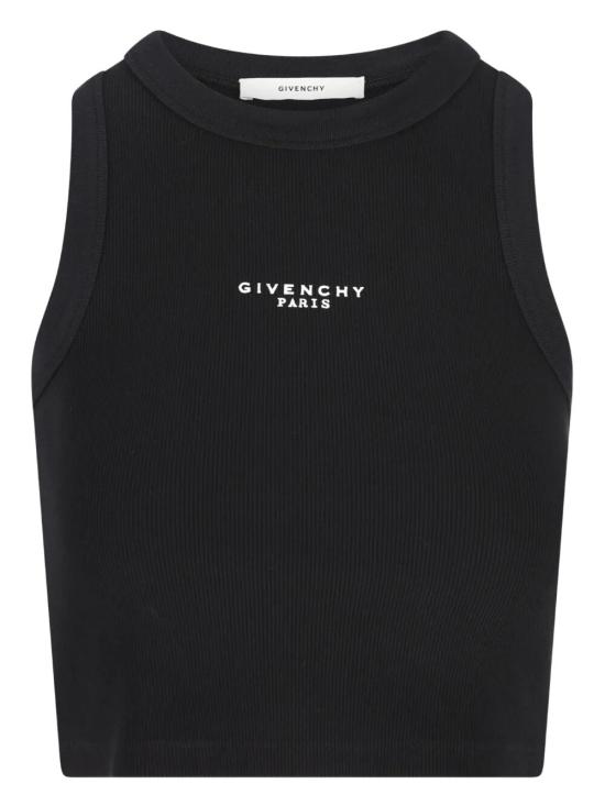 26SS 지방시 민소매 티셔츠 BW70FNP7BR 001 BLACK