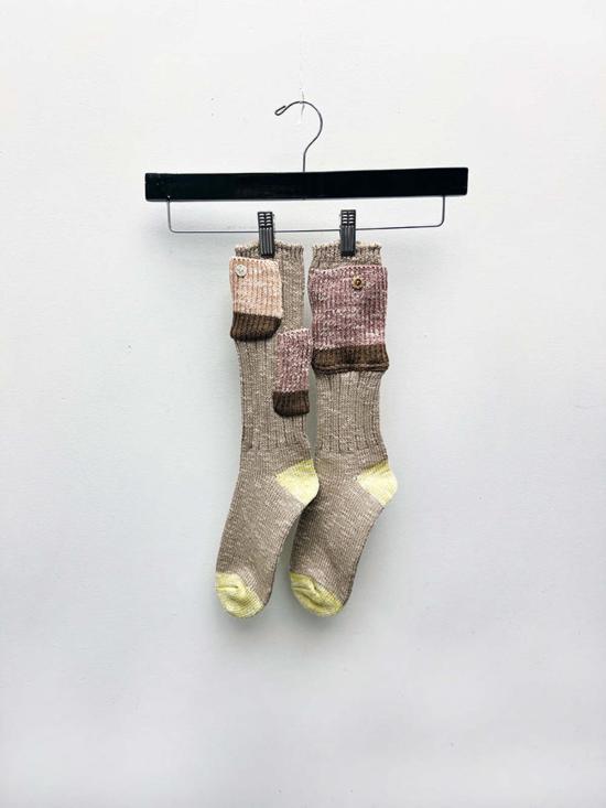  캐피탈 양말 56 얀즈 히피 필그림  멀티컬러