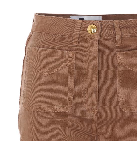 26SS 엘리자베타프랜치 플레어 팬츠 PJ22N61E2 AI6 Brown - ELISABETTA FRANCHI