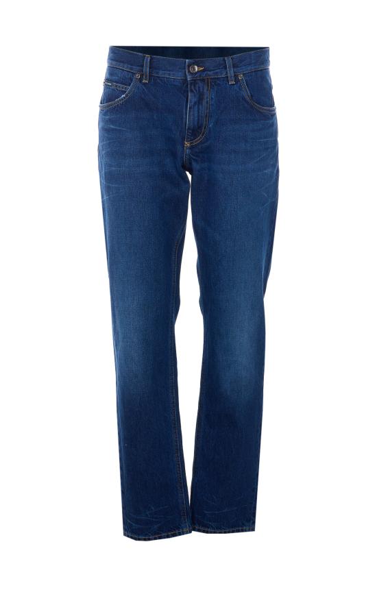 26SS 돌체앤가바나 스트레이트 팬츠 GYJCCZ G8OK9S9001 Blue