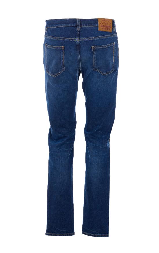 26SS 돌체앤가바나 스트레이트 팬츠 GY07LZ G8OL1S9001 Blue - DOLCE & GABBANA