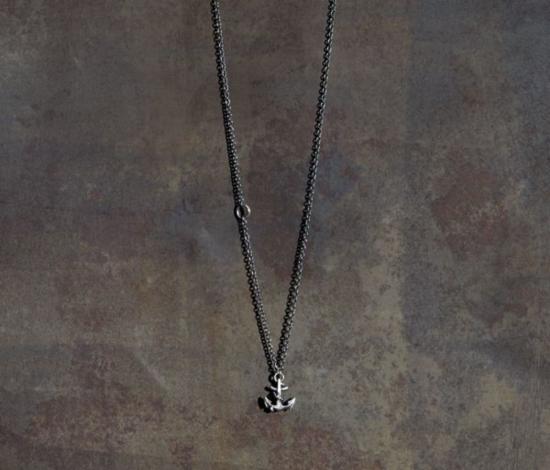  베르크슈타트 뮌헨 네크리스 Werkstatt Munchen 미니 앵커 체인 목걸이 실버