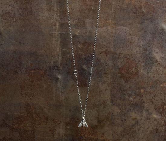  베르크슈타트 뮌헨 네크리스 Werkstatt Munchen 미니 꿀벌 체인 목걸이 실버