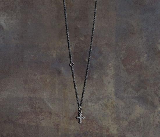  베르크슈타트 뮌헨 네크리스 Werkstatt Munchen 미니 크로스 체인 목걸이 실버